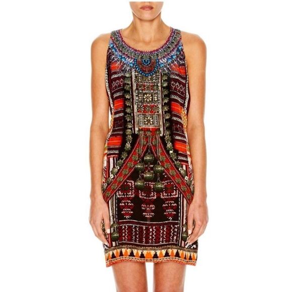 NWT Camilla Dance of the Dao Short Racer Back Dress Size Small - Picture 1 of 15